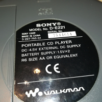 SONY D-E221 DISCMAN-ВНОС GERMANY 2003222058, снимка 10 - Радиокасетофони, транзистори - 36173710