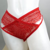 Нови с етикет еротични дамски червени бикини L размер, снимка 8 - Бельо - 35676751