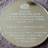 Сребърна възпоменателна монета Европейско архитектурно наследство 1975, снимка 5 - Нумизматика и бонистика - 41343651
