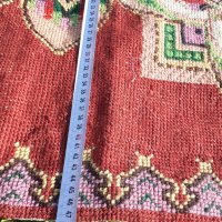 Старо ръчно тъкано килимче черга рогозка килим пътека, снимка 6 - Антикварни и старинни предмети - 44390989
