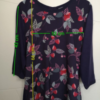 Разпродажба! Tommy Hilfiger елегантна лятна дамска блуза, размер М, снимка 13 - Блузи с дълъг ръкав и пуловери - 36458258