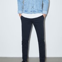 Zara тъмно син панталон, размер 46 , снимка 3 - Панталони - 41887964