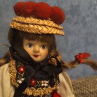 Намалена Ръчно изработена стара колекционерска кукла , снимка 5 - Колекции - 34283300