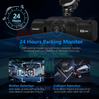 Нова двойна камера за автомобили / кола с нощно виждане, GPS, G-сензор, снимка 4 - Аксесоари и консумативи - 36197889