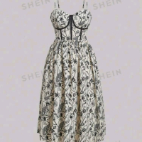 Лятна рокля с флорални мотиви , снимка 4 - Рокли - 44518925