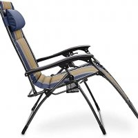 Накланящ се стол за дома и градината син, стол за къмпинг или плаж, снимка 2 - Столове - 38905287