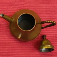 Стар чайник Холандия, от месинг и бакър, мед. , снимка 3 - Антикварни и старинни предмети - 38882380