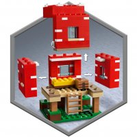 LEGO® Minecraft™ 21179 - Къщата на гъбите, снимка 10 - Конструктори - 38772130
