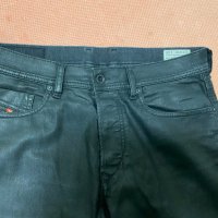 ''DIESEL Tepphar High Shine Black Wash 0663Q Slim Carrot Jeans''оригинални мъжки дънки 32 размер, снимка 5 - Дънки - 39011285