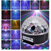 Блутут LED Light Magic Ball Музикална диско топка BLUETOOTH, снимка 1 - Други - 34749180