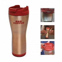 КАЧЕСТВЕНА ТЕРМО ЧАША RED COPPER MUG , снимка 7 - Термоси - 35724984