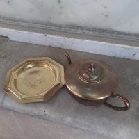 Масивно бронзово чайниче, снимка 5 - Декорация за дома - 41884255