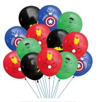 Marvel Avengers Марвел герои Хълк Батман iron Америка Обикновен надуваем латекс латексов балон парти, снимка 2 - Други - 37940266