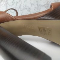 Уникални кожени сандали на висок ток Aldo, снимка 6 - Дамски обувки на ток - 41263848