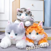 Плюшено коте Пухкава Котка 40см , снимка 8 - Плюшени играчки - 41967405