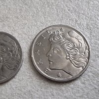 Монети. Бразилия. 20 и 50 цента. 1970 г. Стара серия., снимка 6 - Нумизматика и бонистика - 42511504