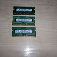 39.Ram за лаптоп DDR3 1333 MHz,PC3-10600,2Gb,Samsung.Кит 3 Броя, снимка 1 - RAM памет - 34641037