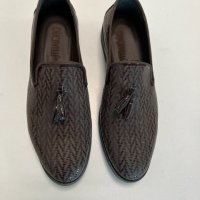 Мъжки Обувки от Естествена Кожа - Бордо, снимка 2 - Официални обувки - 41531274