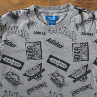 ADIDAS Grey Men's Graphic Tee - страхотна мъжка тениска , снимка 3 - Тениски - 44810154