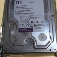 Хард диск 6TB WD Purple чисто нов, снимка 1 - Твърди дискове - 41826293