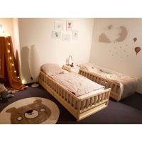 Легло монтесори с решетки, снимка 3 - Мебели за детската стая - 41901148