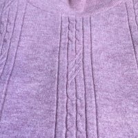 Кроп пуловер с поло яка, снимка 3 - Блузи с дълъг ръкав и пуловери - 36025443