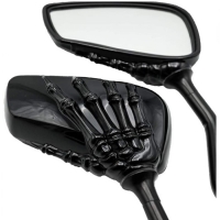 Комплект огледала за мотоциклет Automat, Универсални огледала, 8мм, 10мм, Черни, 2бр, снимка 4 - Аксесоари и консумативи - 36111850