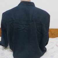 Мъжка риза с дълъг ръкав от лен Livergy, снимка 2 - Ризи - 41292385