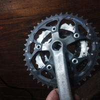 Курбел за велосипед колело  Shimano deore lx , снимка 1 - Части за велосипеди - 44534764