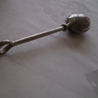 19 ти век лъжица -цедка за запарване на чай ЗА КОЛЕКЦИЯ, снимка 2 - Други ценни предмети - 39524213