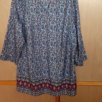 Дамска лятна блуза - шарена, снимка 1 - Ризи - 41635566