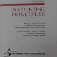 Accounting Principles Philip E. Fess, Carl S. Warren, C. Rollin Niswonger, снимка 2 - Специализирана литература - 40438464