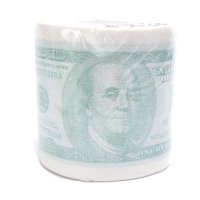 Тоалетна хартия 100 долара , снимка 1 - Арт сувенири - 44413547