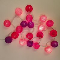 лампички с 20 топки (ръчна изработка) / коледни / Монтесори легло, снимка 9 - Други - 35622133