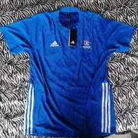 Фланелка adidas (нова) -France S-M, снимка 1 - Тениски - 40492394