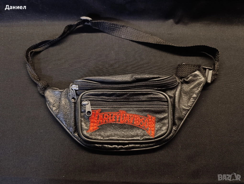 Кожена чантичка Harley Davidson , снимка 1