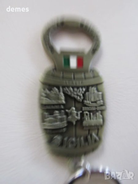 Метален ключодържател от Сиицилия, Италия, снимка 1