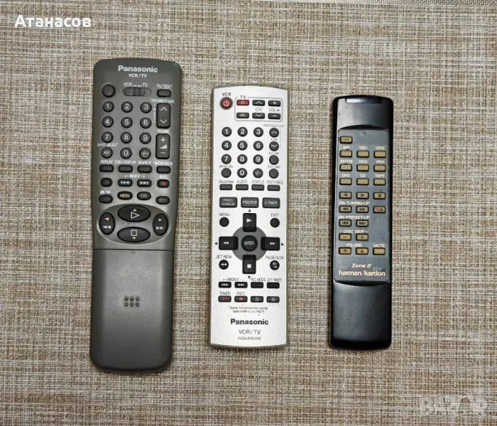 Panasonic VCR/TV Harman Kardon Receiver дистанционно , снимка 1