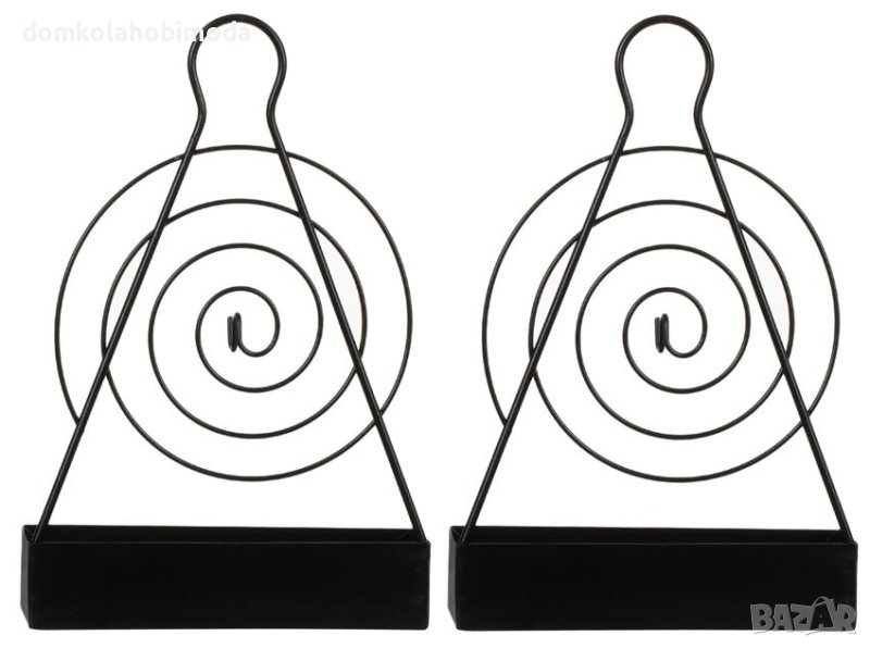 Метални поставки за спирали 2 броя 13x4x20 сантиметра , снимка 1