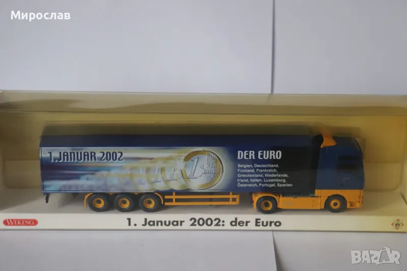 WIKING H0 1/87 MAN TGA КАМИОН ИГРАЧКА МОДЕЛ ВЛЕКАЧ, снимка 1