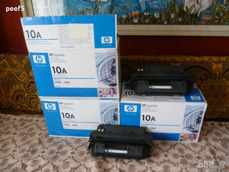 Използвани оригинални тонер касети 10a HP Laserjet 2300L - 2300, снимка 1