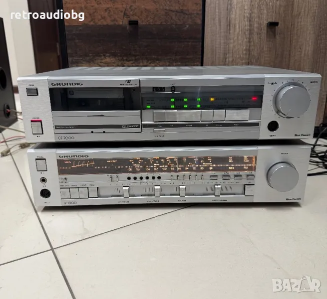 🔊Ретро аудио сет GRUNDIG - ресивър - усилвател с радио и дек🔊, снимка 1