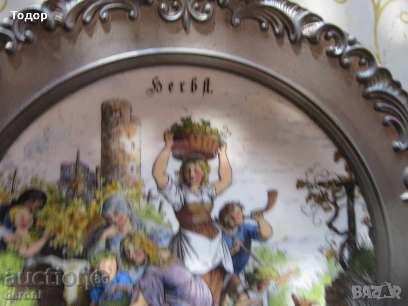 Невероятна немска порцеланова чиния маркировки порцелан, снимка 1