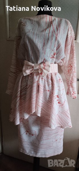 Елегантна официална  рокля  от лека коприна , снимка 1