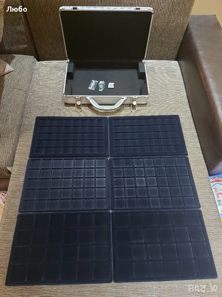 Алуминиево куфарче за монети!, снимка 1