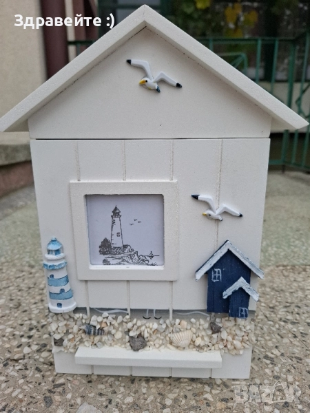 Нова къщичка за ключове на морска тематика, снимка 1