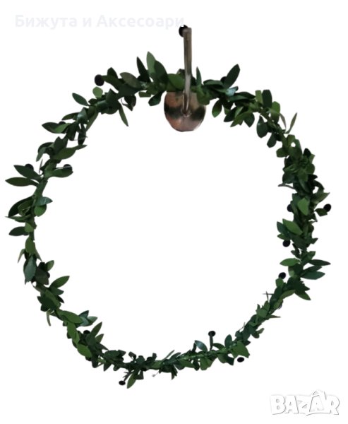 Венец за глава - основа само от листа за направа на венец от цветя , снимка 1