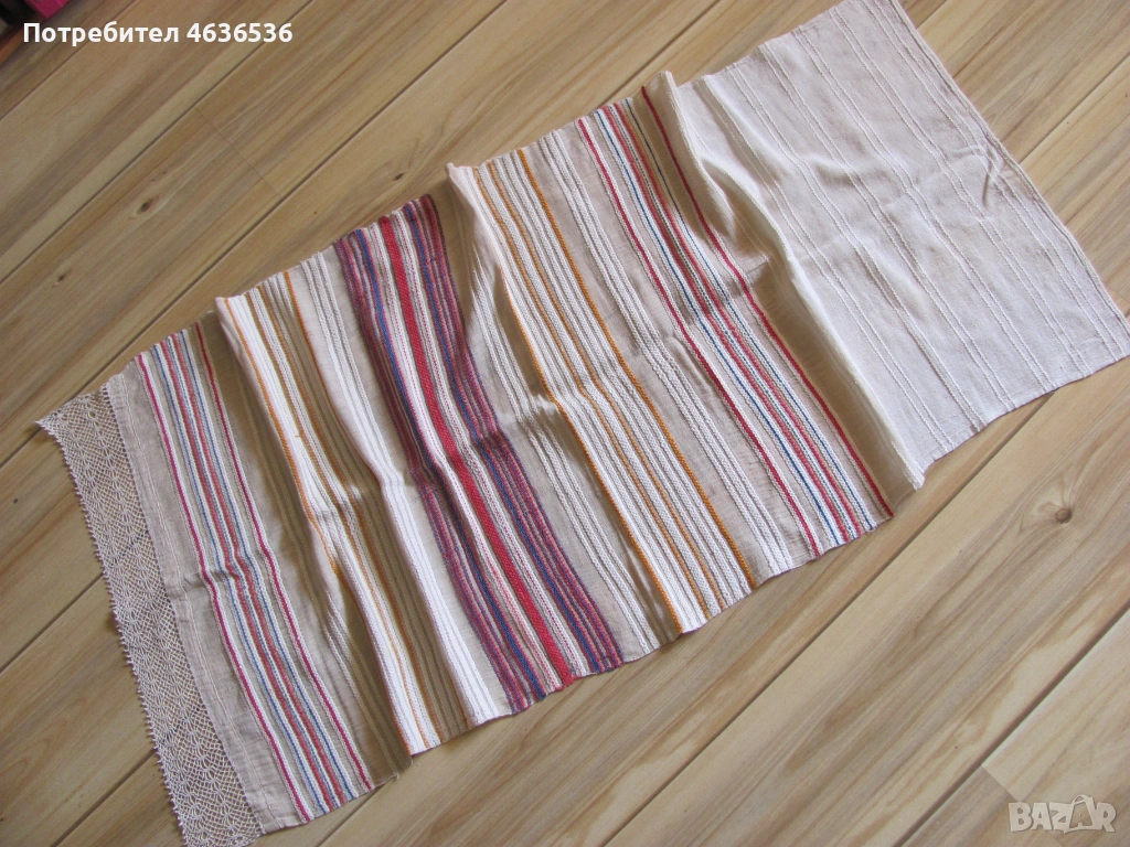 Кърпа, месал, кенар, ръчна изработка , 120х60см., снимка 1