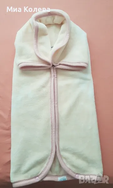 Чисто ново зимно,повивно одеало с цип и копчета.Много мека и топла материя,компактно., снимка 1