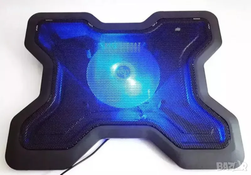 Охладителна подложка с вентилатор за лаптоп до 15,6 инча, снимка 1